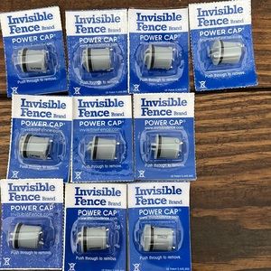 Lot of 10 Invisible Power Cap collar batteries